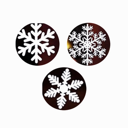 statisch haftende Schneeflocken Sticker für Fenster