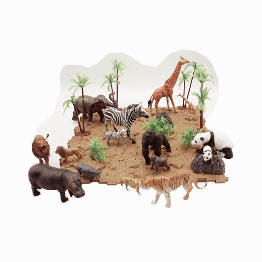 TOEY PLAY Safari Tiere, 52 tlg.