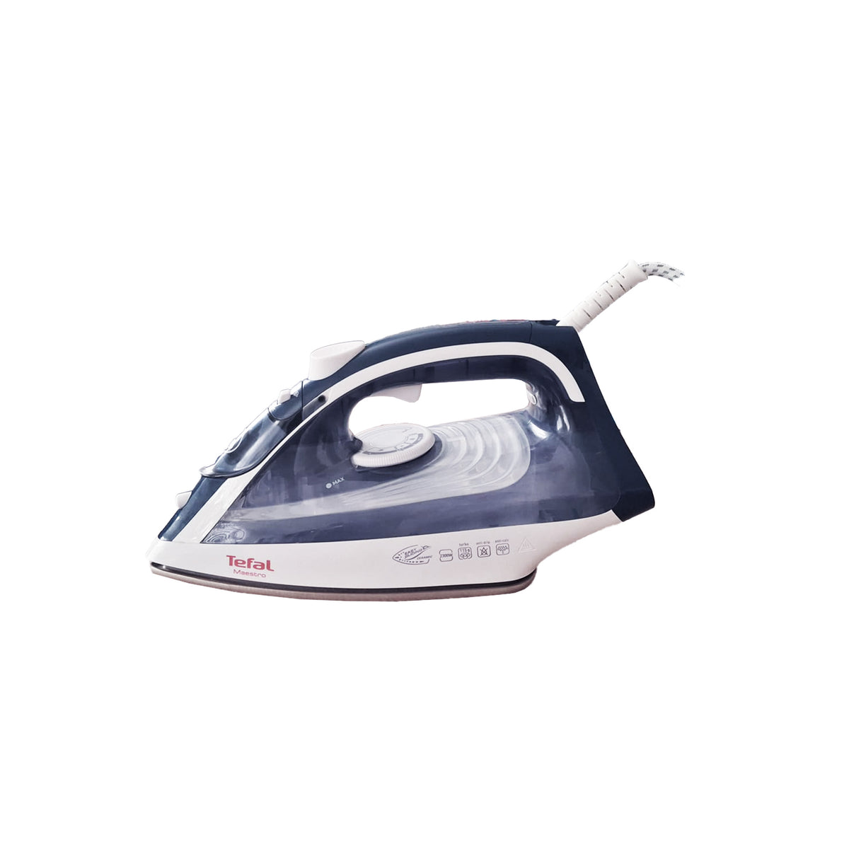 Tefal FV1845 Maestro Dampfbügeleisen blau