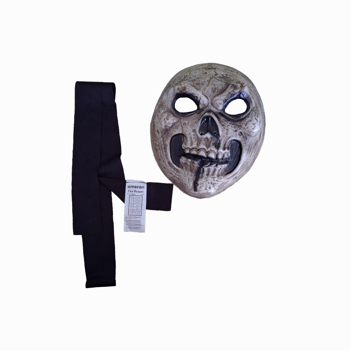 Amscan Skelettkostüm für Kinder - Maske und Gürtel