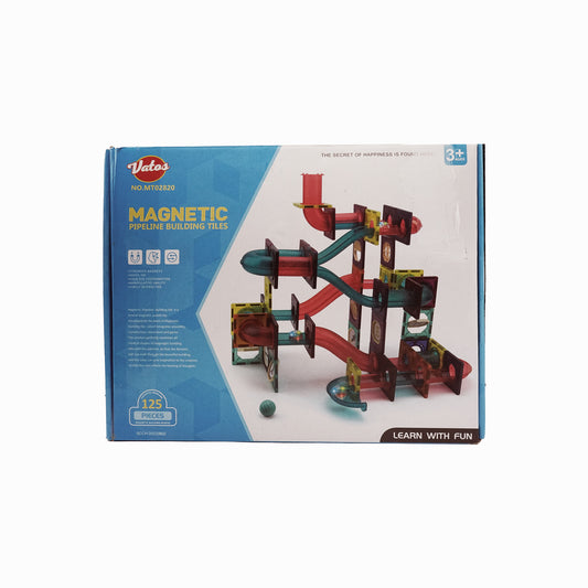 VATOS Magnetische Bausteine - Murmelbahn Set