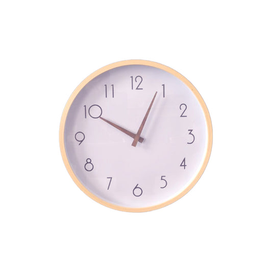 VIVILINEN Wanduhr ohne Tickgeräusche aus Massivholz in modernem Design