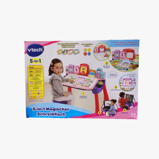 VTech 80-540954 5-in-1 Magic Gaming-Schreibtisch