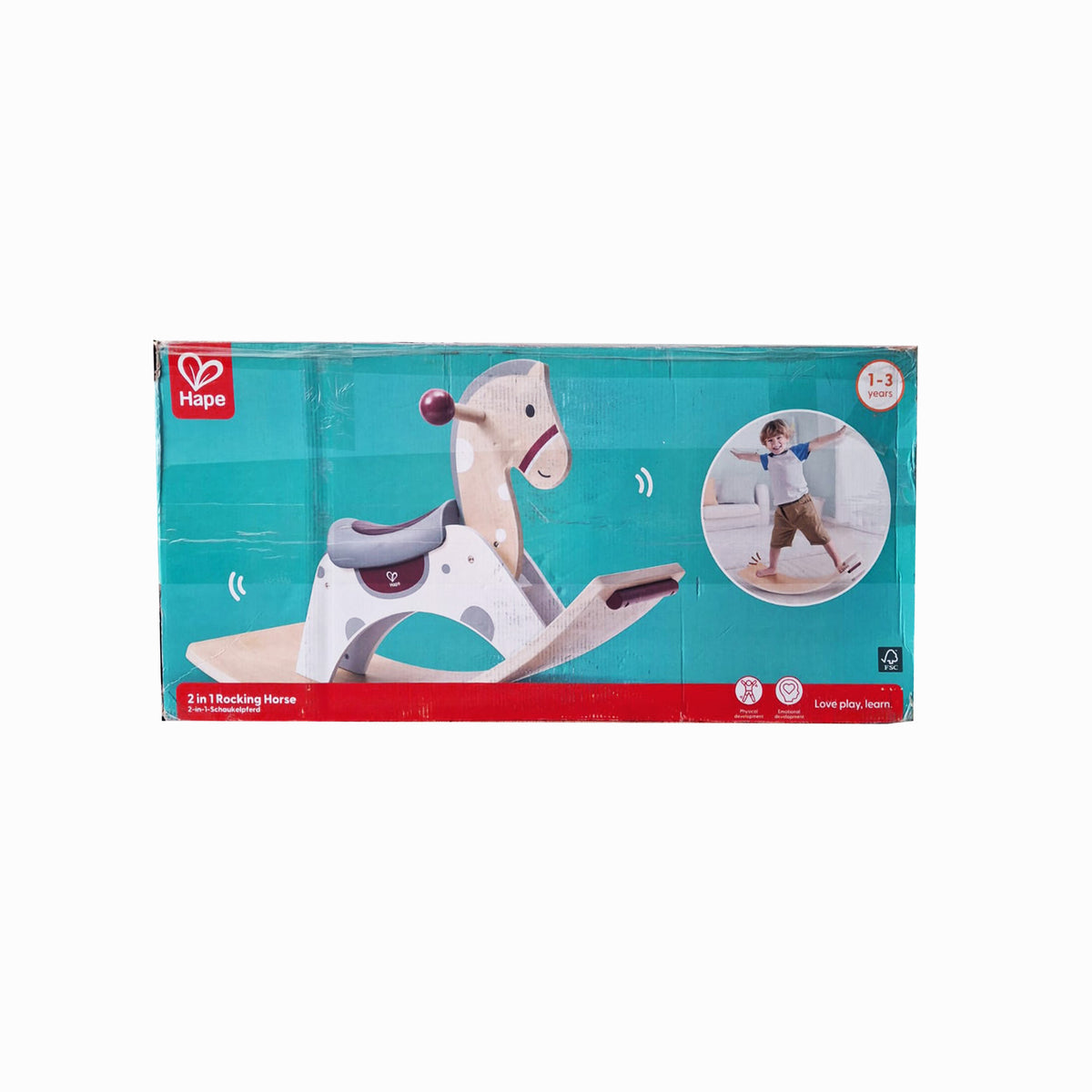 Hape vom Schaukelpferd zum Balanceboard