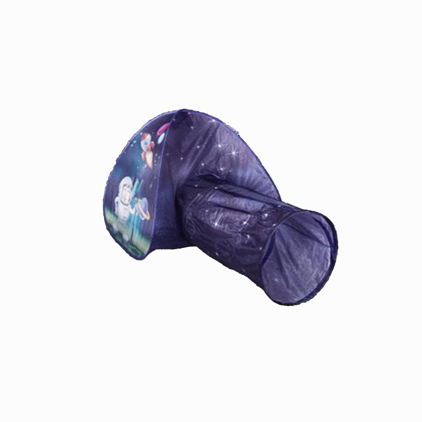 Relaxdays Pop Up Spielzelt Weltraum mit Tunnel