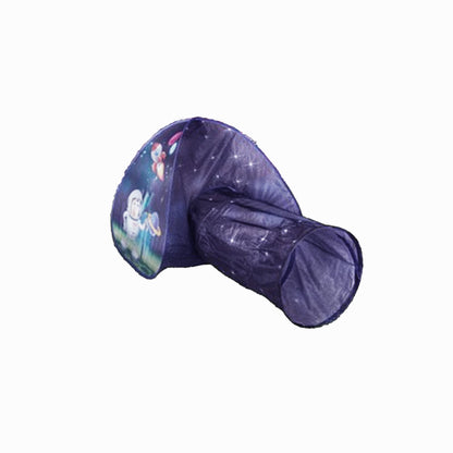 Relaxdays Pop Up Spielzelt Weltraum mit Tunnel